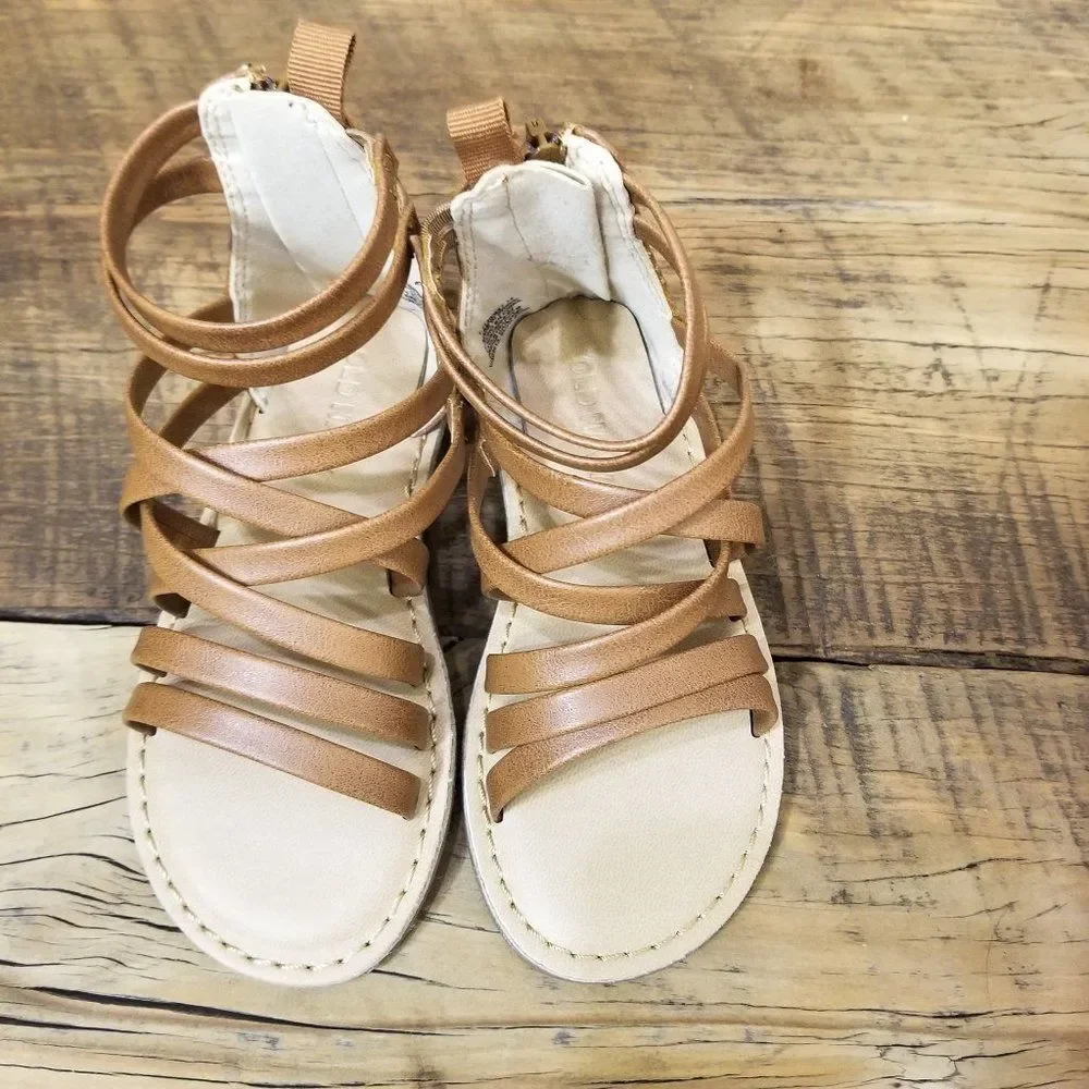 NWOT Old Navy Girls Gladiator Sandals Size 7